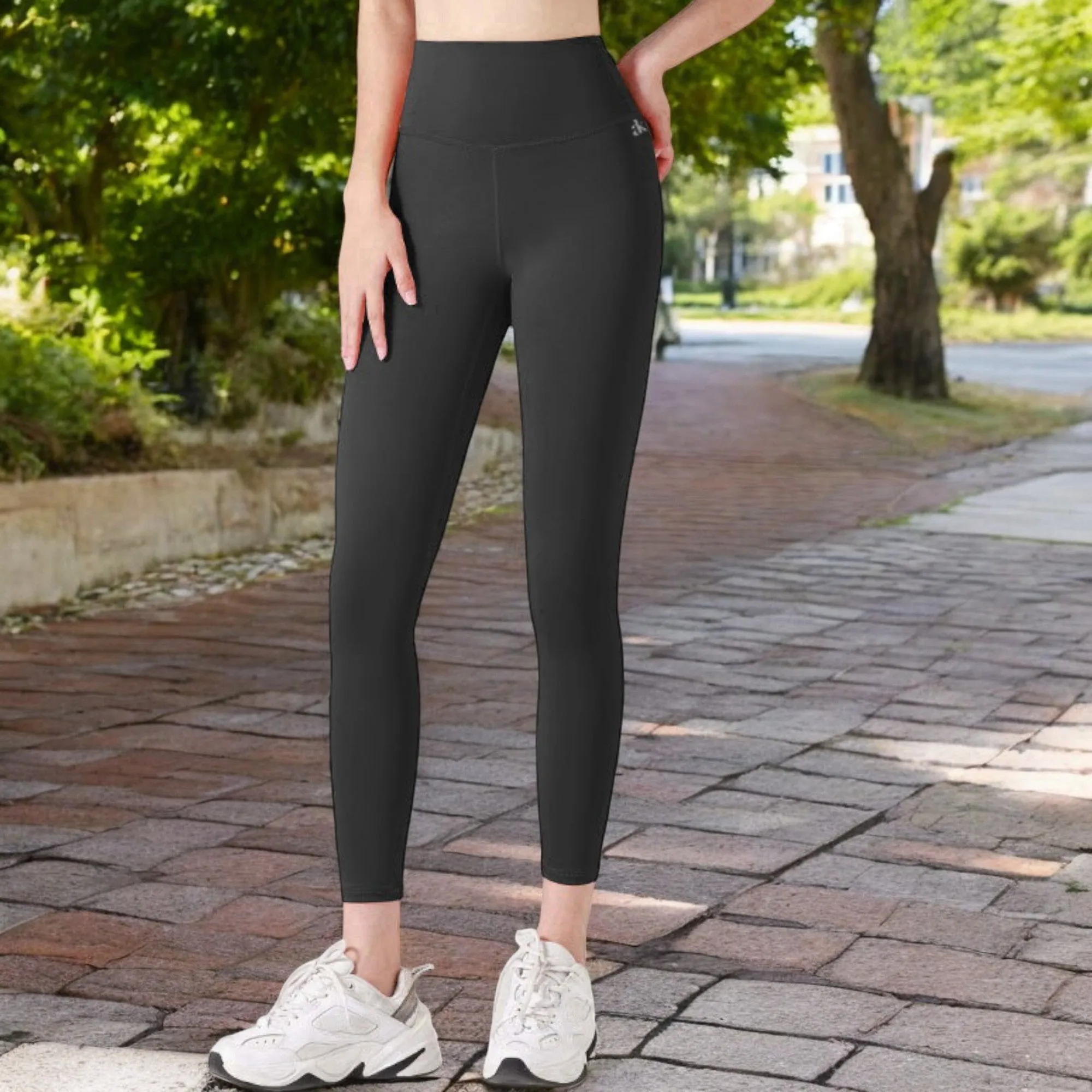 Anna-Kaci Women's High Waist Full-Length Workout Leggings