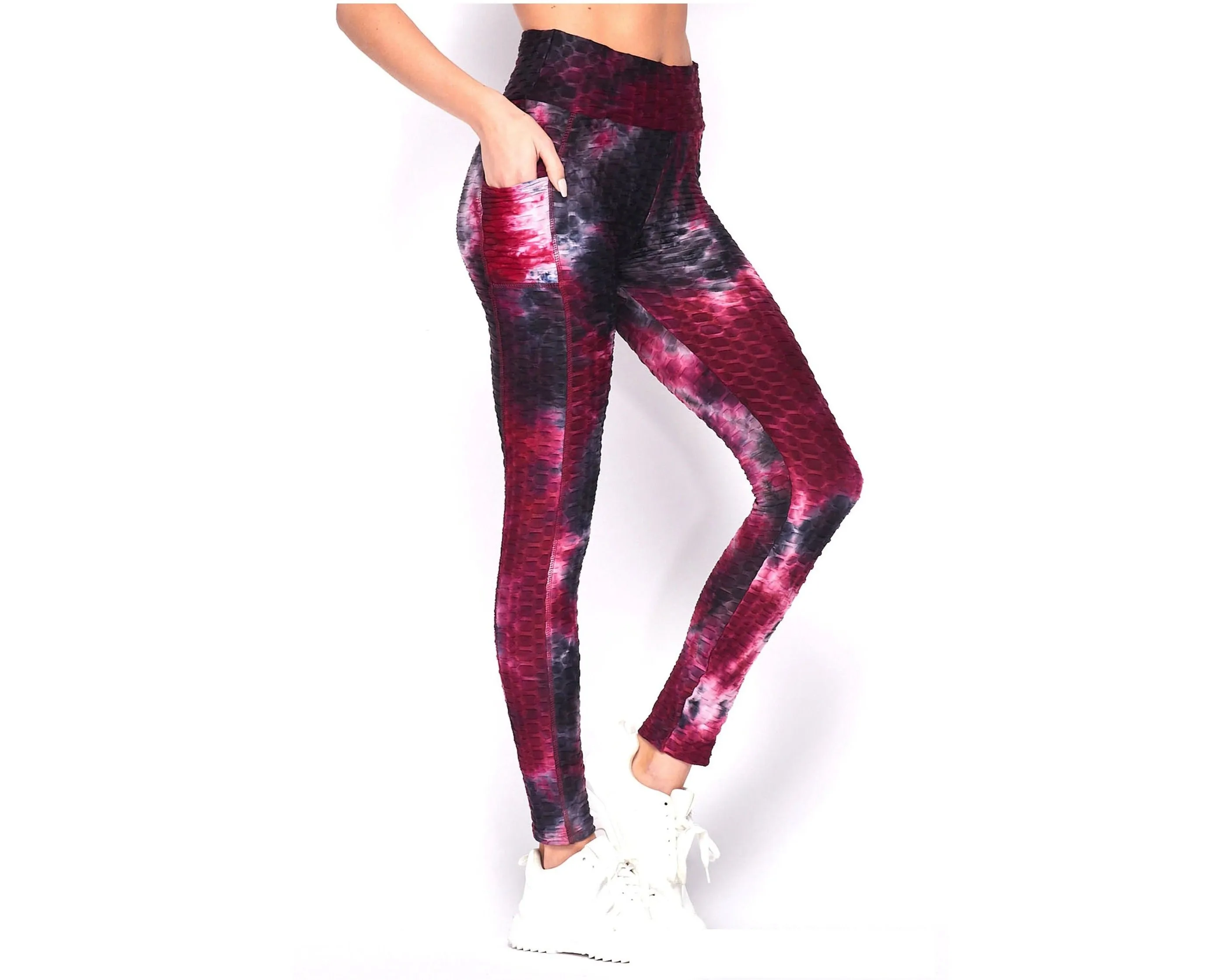 High Waist Tie Dye Butt Lift Leggings