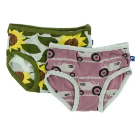 Kickee Pants Girl Underwear Set
