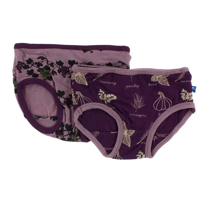 Kickee Pants Girl Underwear Set