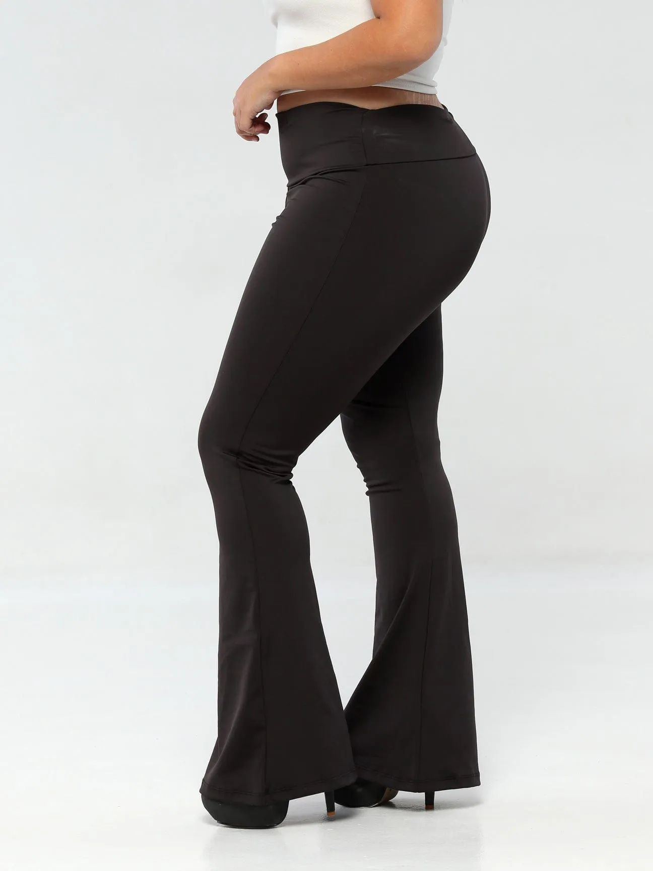 Miss Independent Butt Lift Flare Leggings with Tummy Control