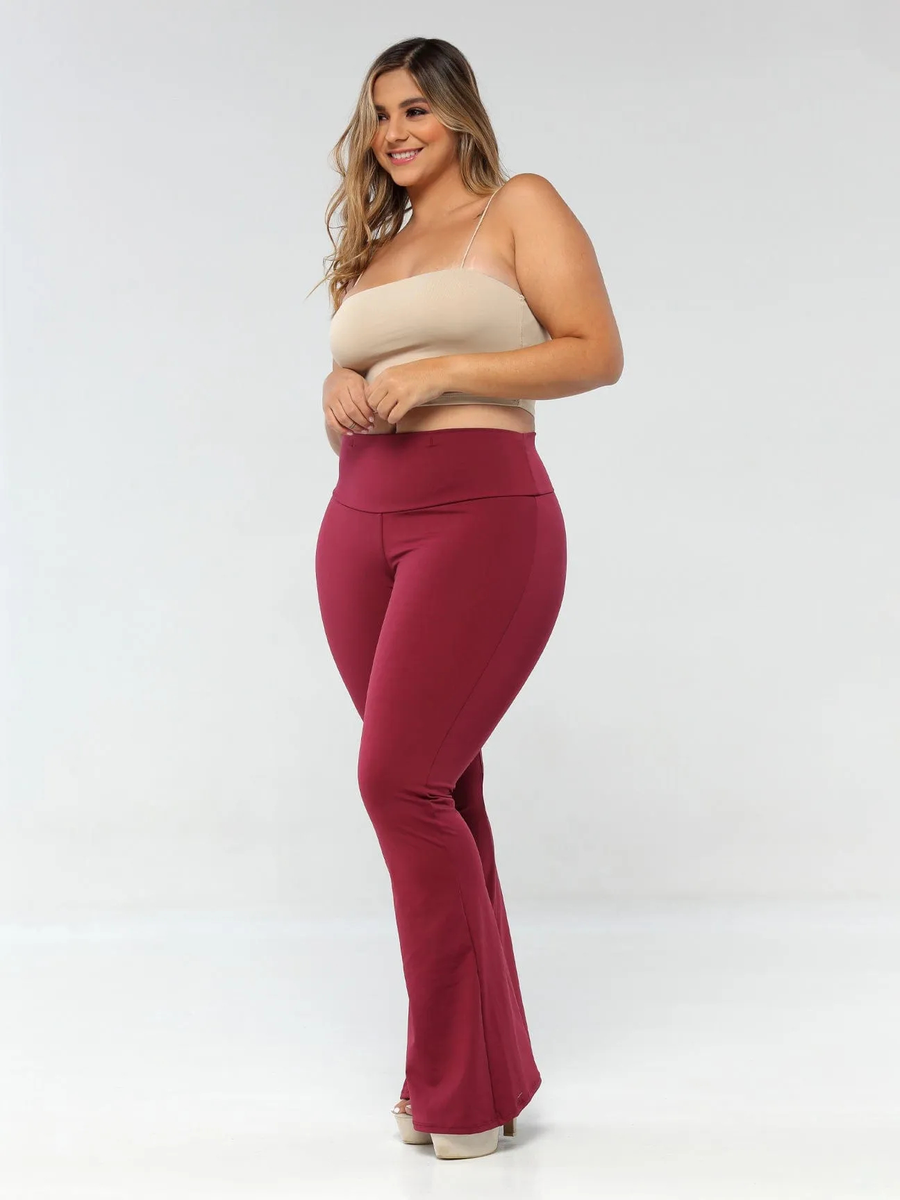 Miss Independent Butt Lift Flare Leggings with Tummy Control