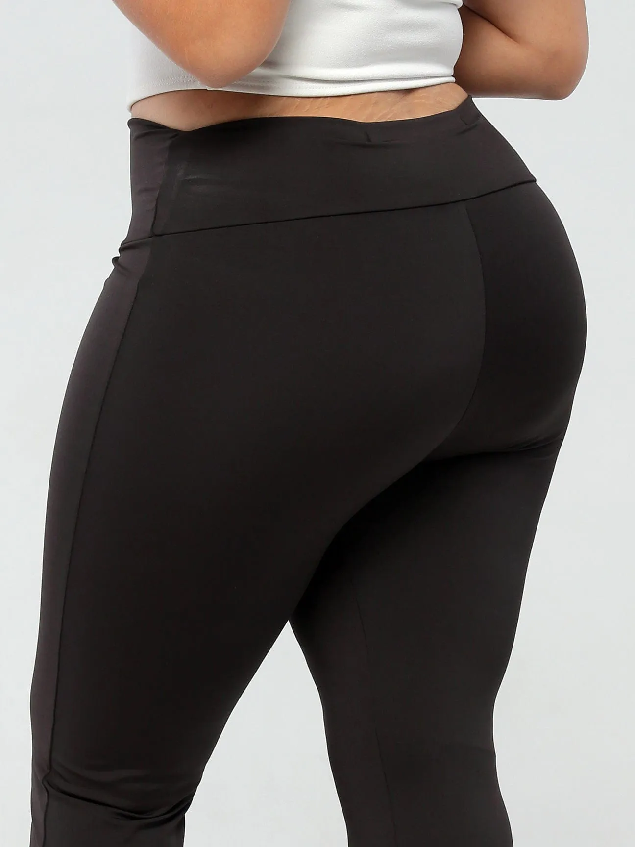 Miss Independent Butt Lift Flare Leggings with Tummy Control