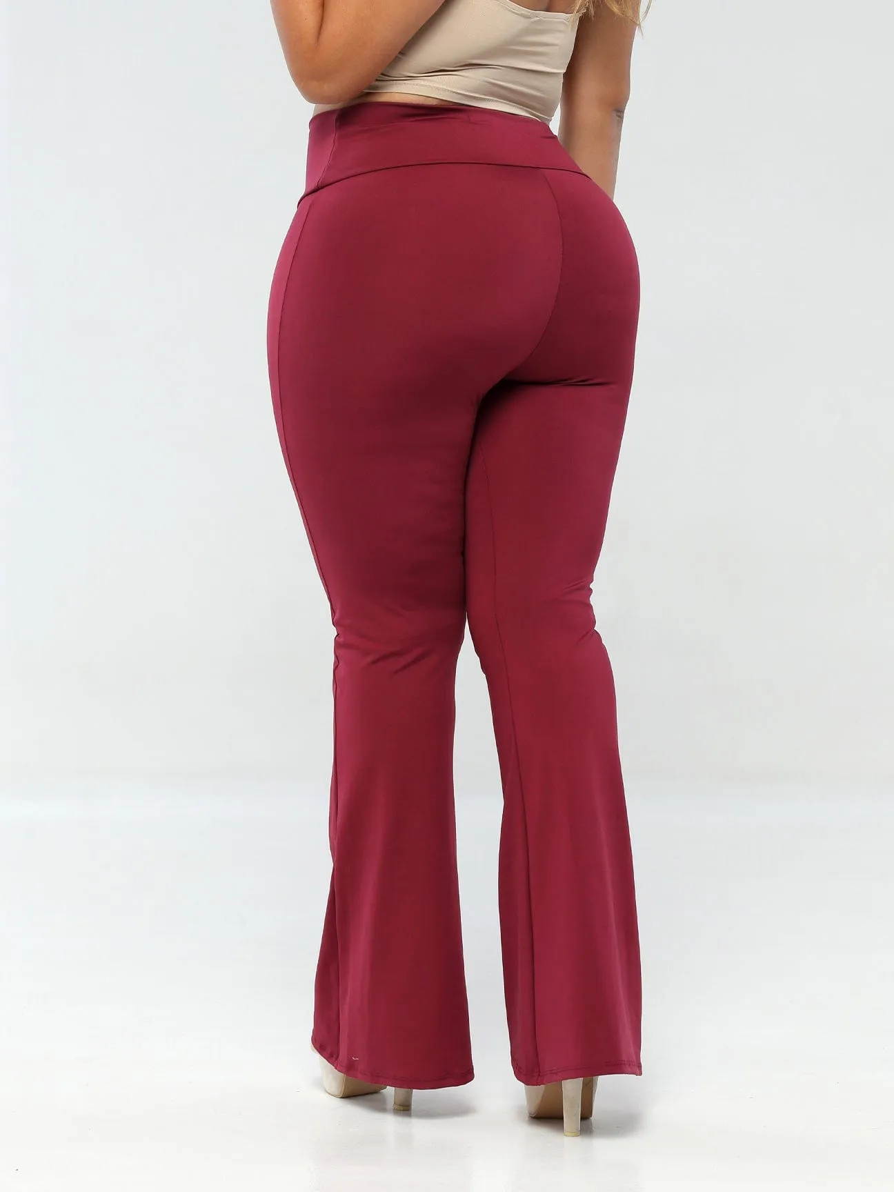 Miss Independent Butt Lift Flare Leggings with Tummy Control