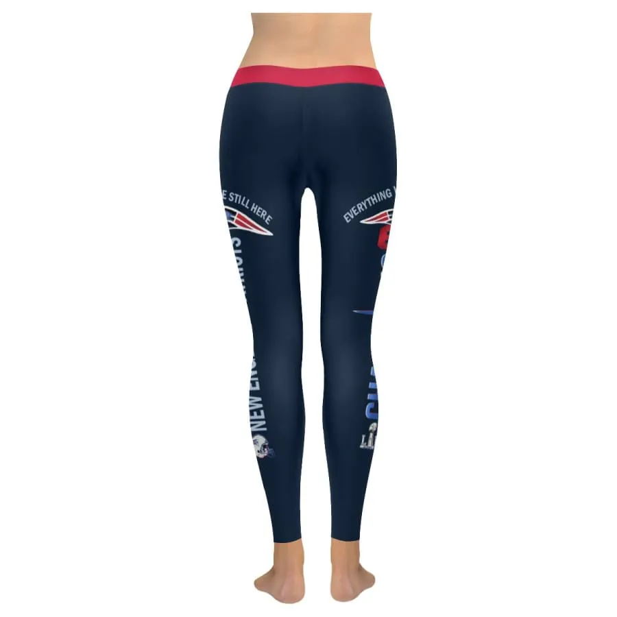 New england patriots Leggings Navy Blue Red|Nfl Super bowl 6x champions Yoga Pants