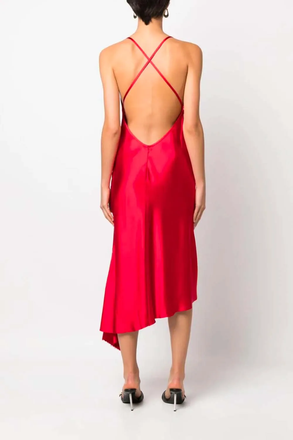 No. 21 - Asymmetrical Dress: Red