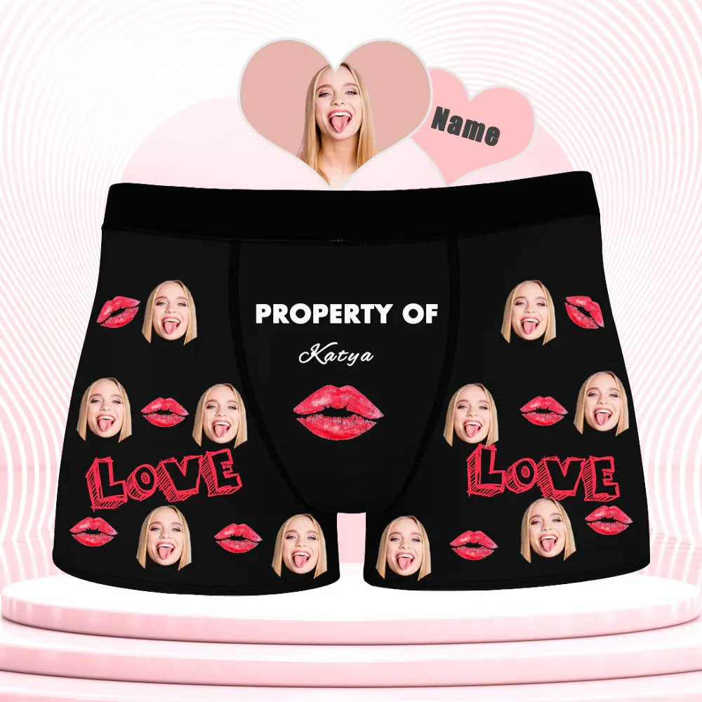 Personalize Funny Boxer Custom Sexy Underwear Gifts for Him