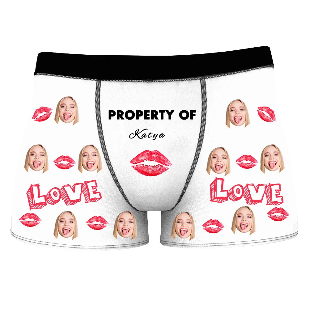 Personalize Funny Boxer Custom Sexy Underwear Gifts for Him