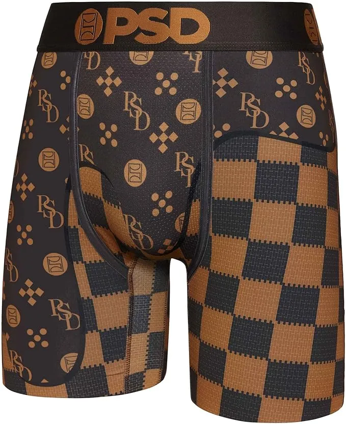 PSD Men's Monogram Luxe 3-Pack Boxer Briefs