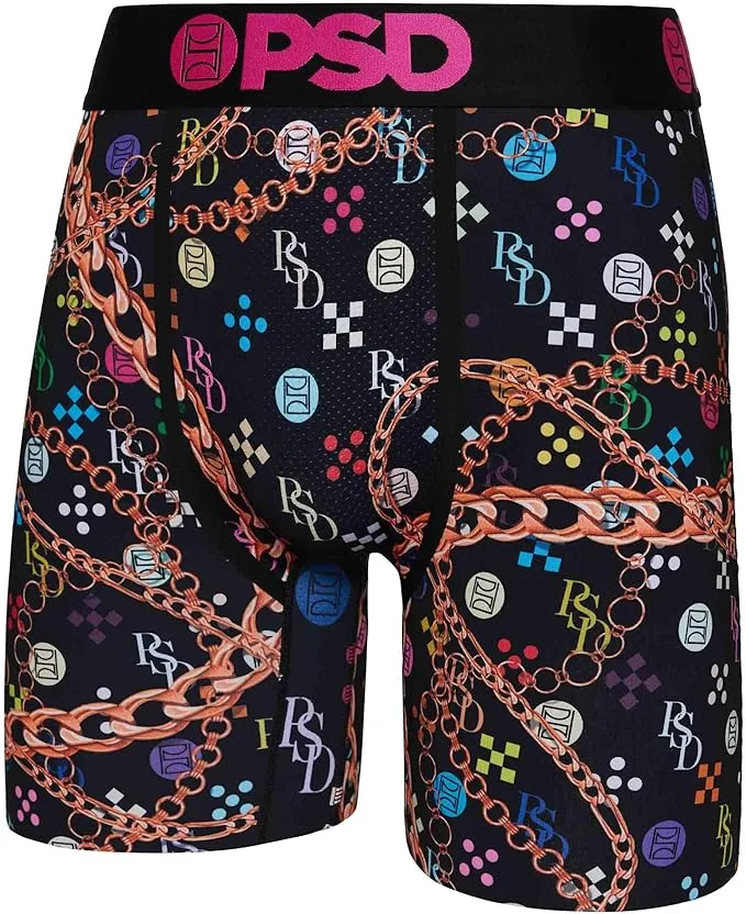 PSD Men's Monogram Luxe 3-Pack Boxer Briefs