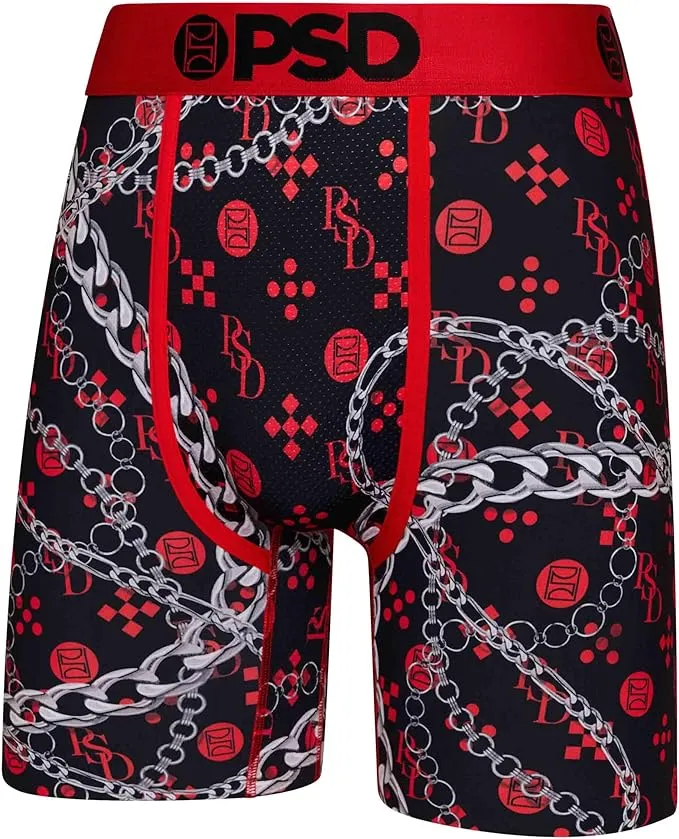 PSD Men's Monogram Luxe 3-Pack Boxer Briefs