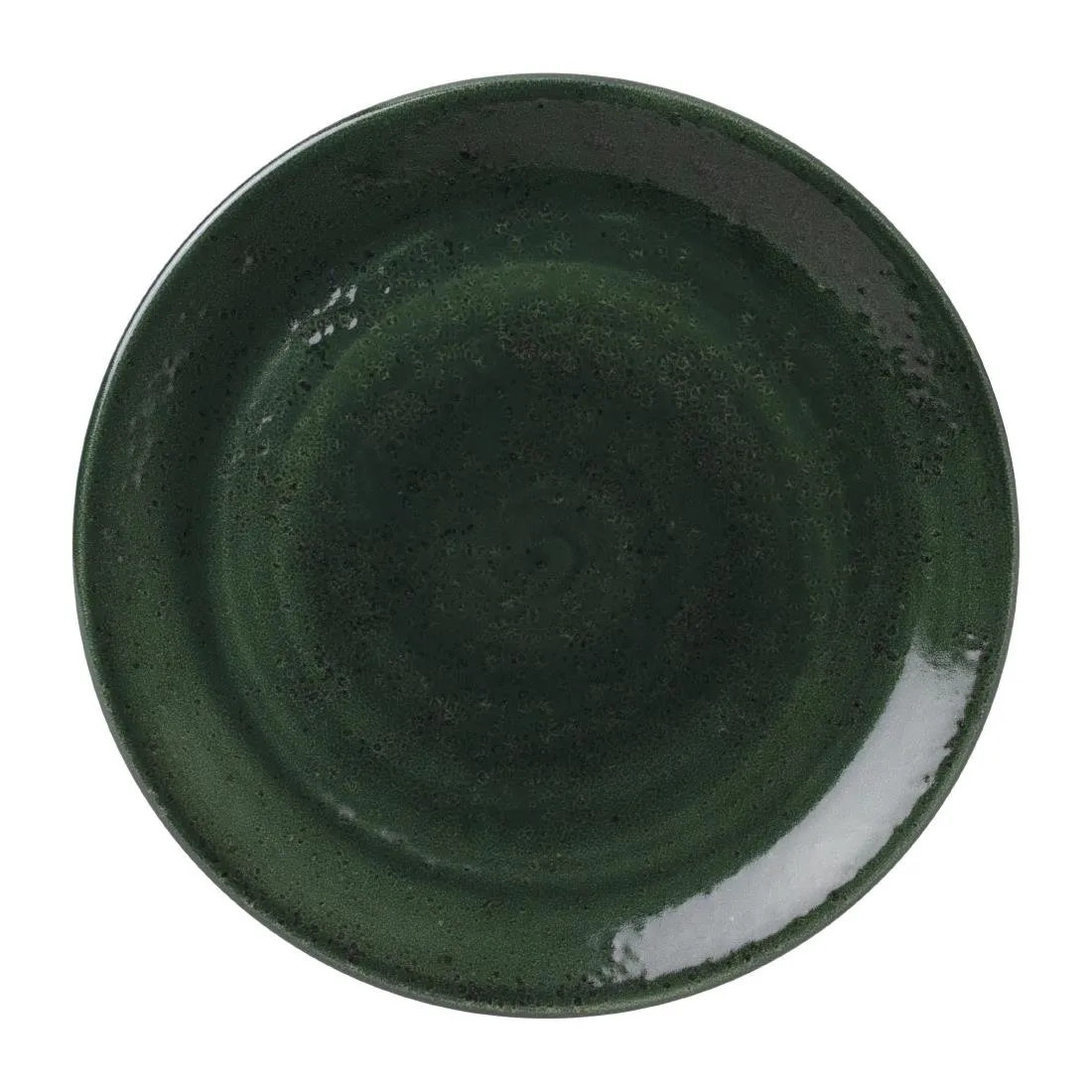 Steelite Vesuvius Coupe Plates Burnt Emerald 253mm (Pack of 12) - VV1850