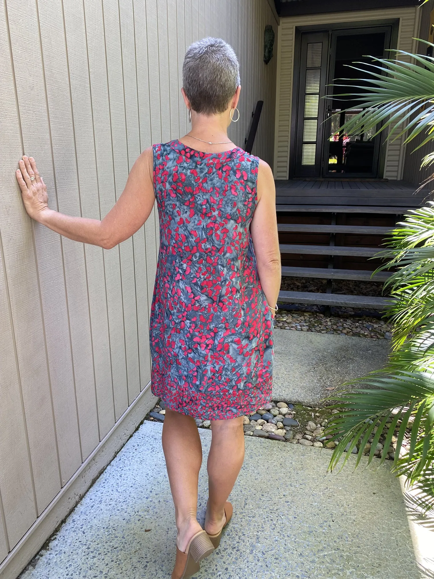 Tara Dress Fuchsia Love Sizes L and XL only