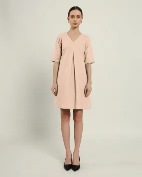 The Giza Daisy Bisque Linen Dress
