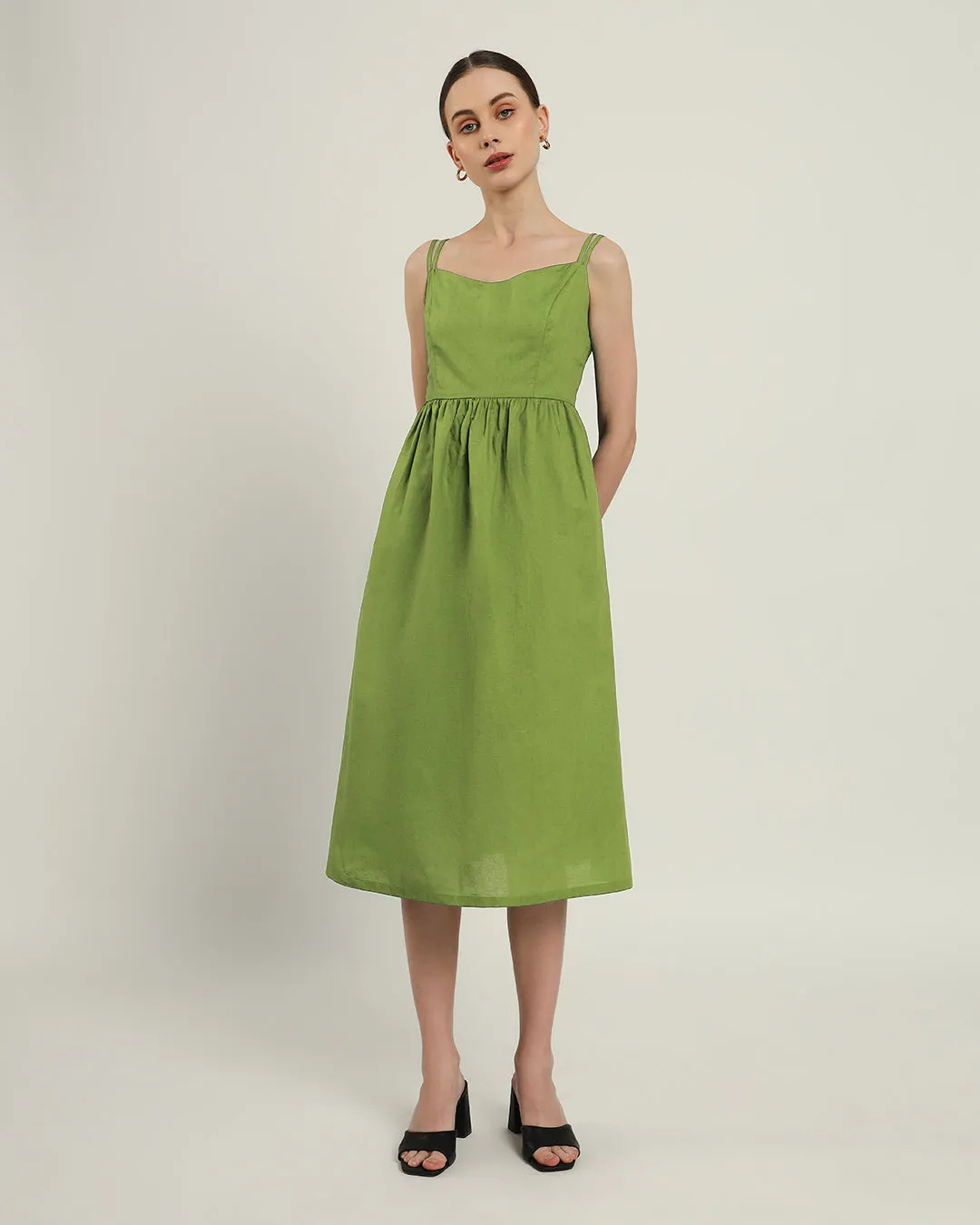 The Haiti Fern Cotton Dress