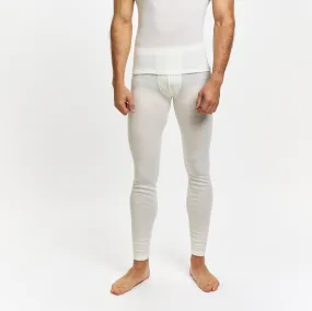 Thermal Underwear Mens Pure Merino Wool Long John - Ivory