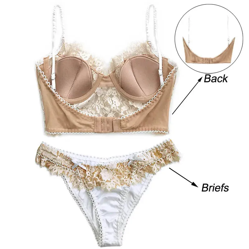 Ultra Thin Lace Underwear Set
